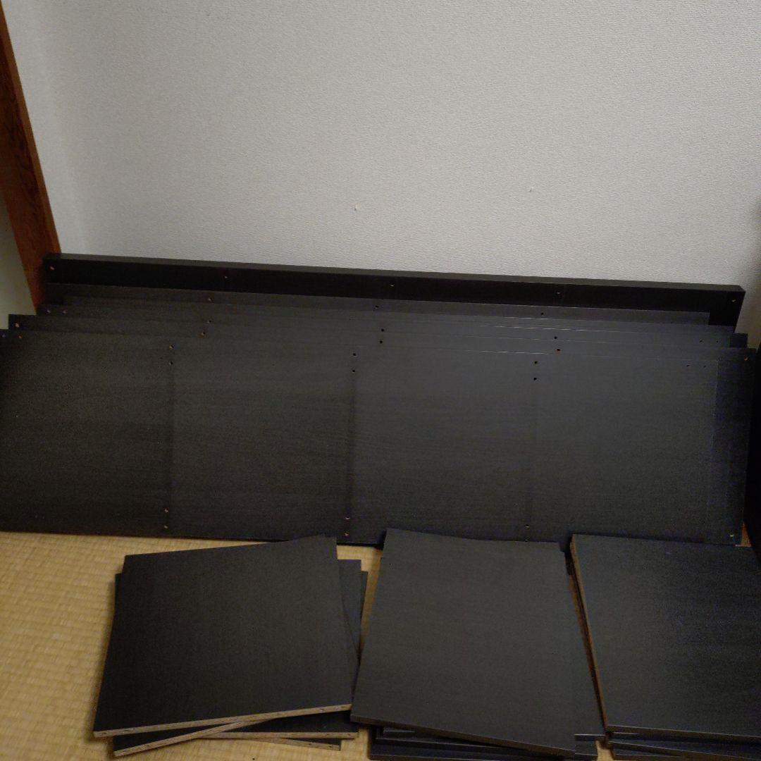 IKEA カラックス4×4 ブラック木製ラック 16個直接渡し5,000円