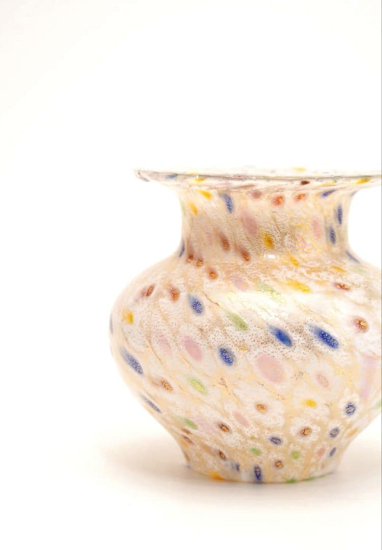 【貴重】ガラス花瓶 　ムラーノガラス　ヴェネチアンガラス　CHISA