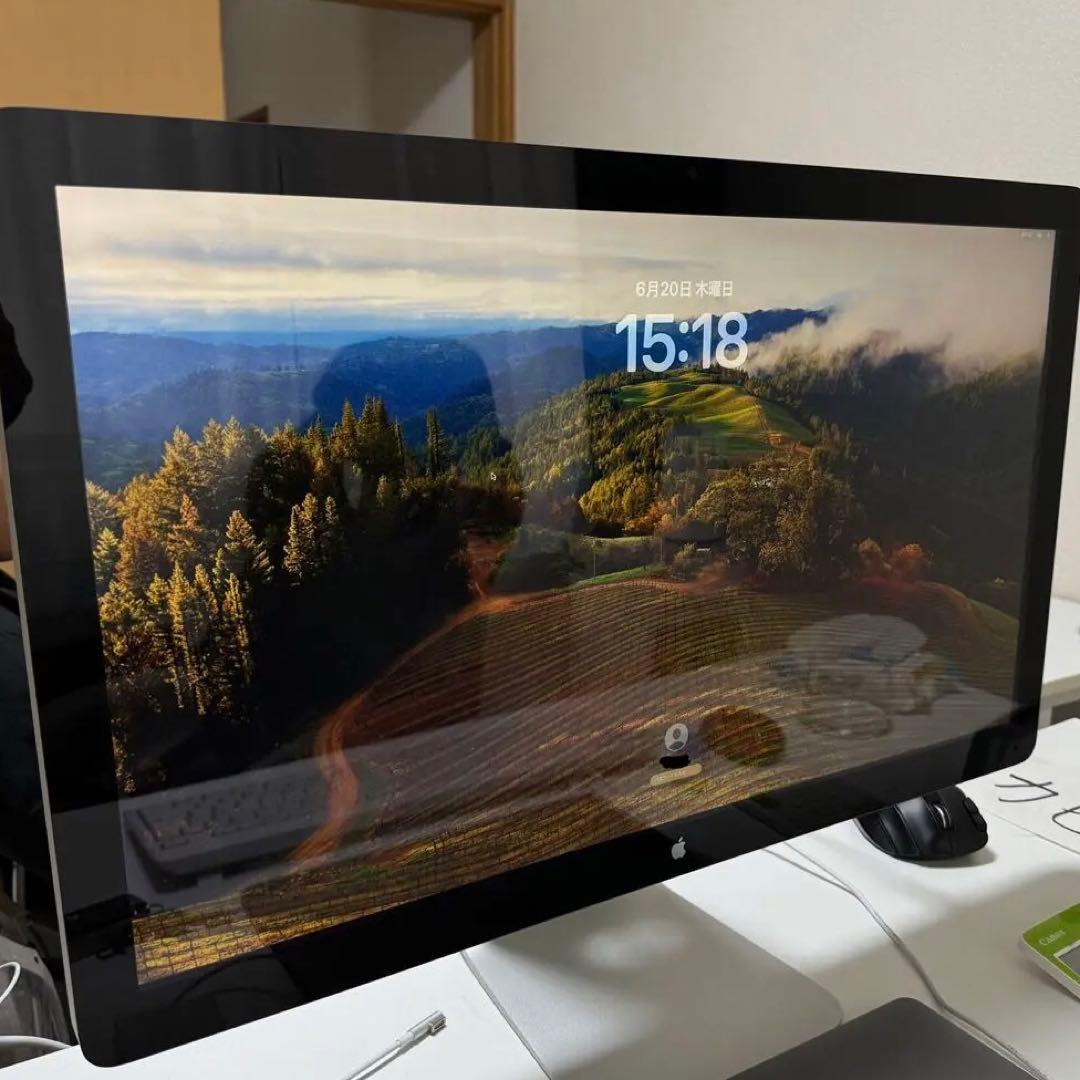 Apple thunderbolt A1407 27インチ アップル モニター