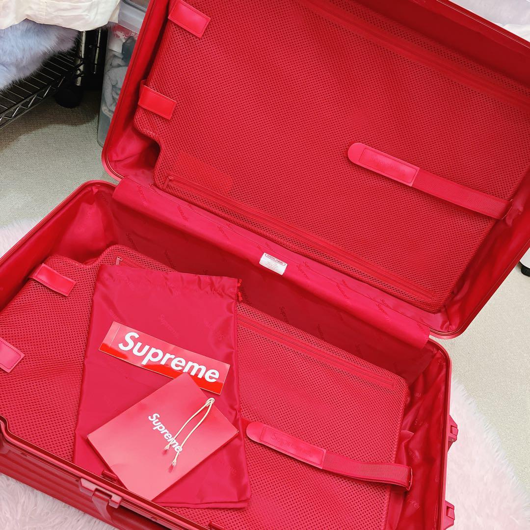 supreme RIMOWA コラボ キャリーケース 82L レッド