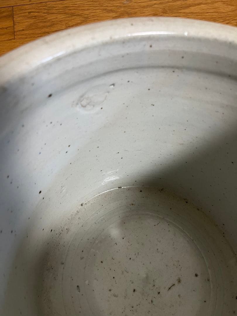 中国清代染付鉢　特大　香炉　筆立　昇龍　縁起物　運気上昇