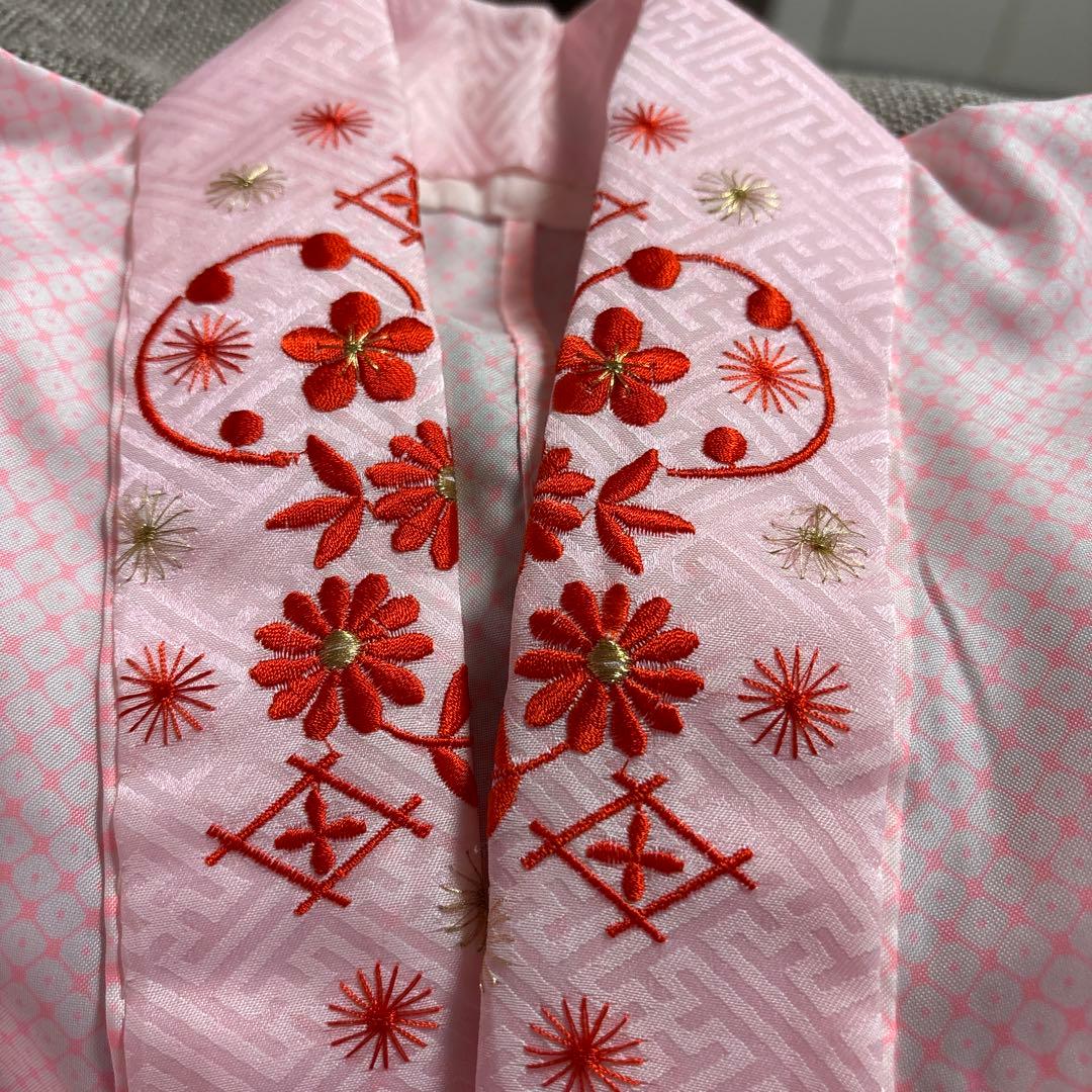 七五三　七歳正絹着物五点セット　未使用