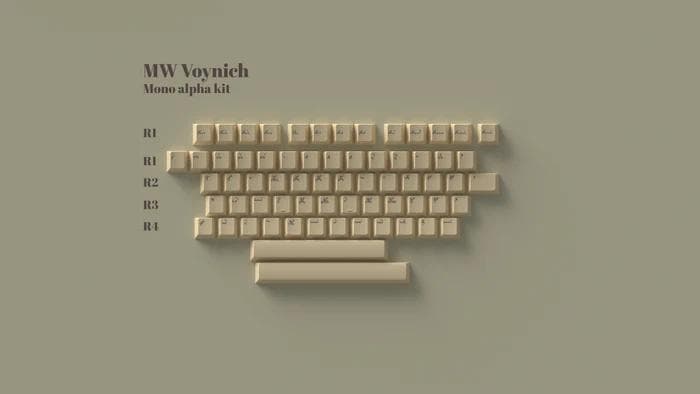 MW Voynich set キーキャップ