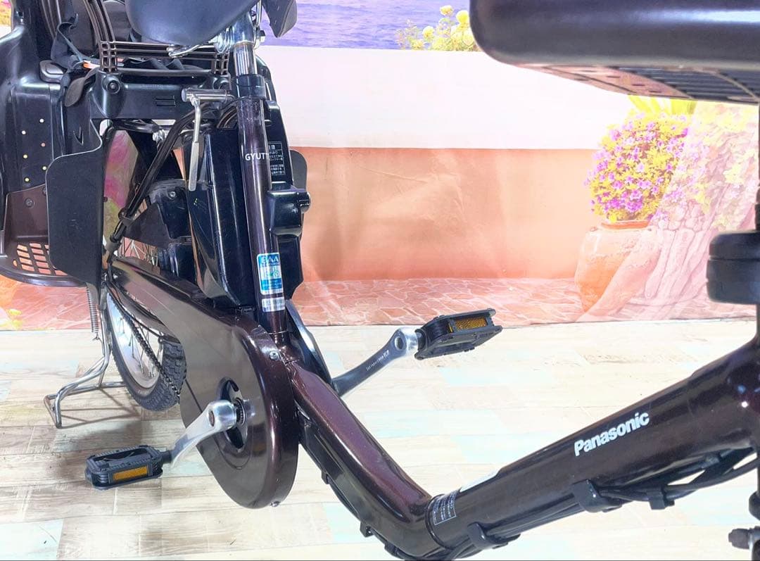 週末限定！パナソニックギュット⭐️13AH！子供乗せ電動アシスト自転車Y3260