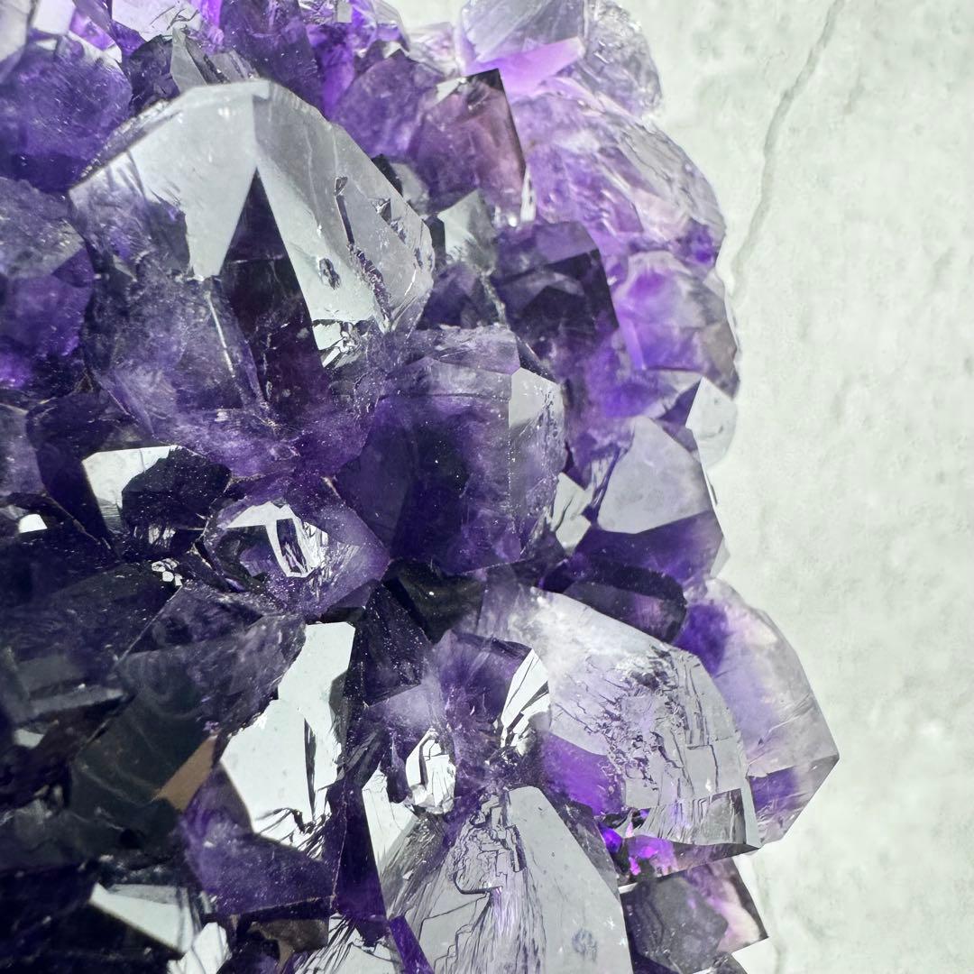 G-95アメジスト濃紫クラスター ドーム 原石 天然石 パワーストーン