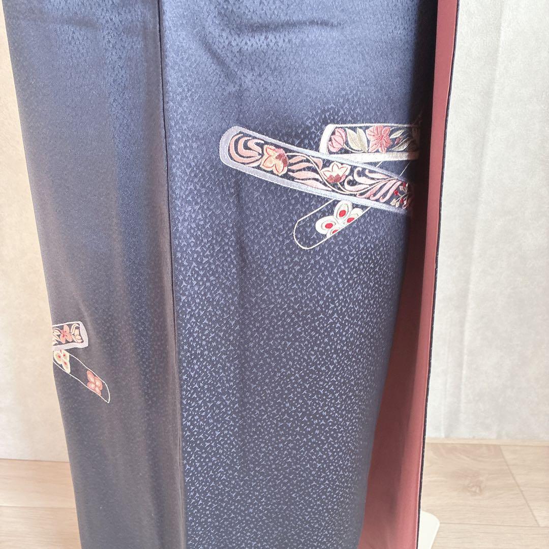 付け下げ　フルセット　着物　トールサイズ　Lサイズ　正絹　訪問着　手刺繍　N3