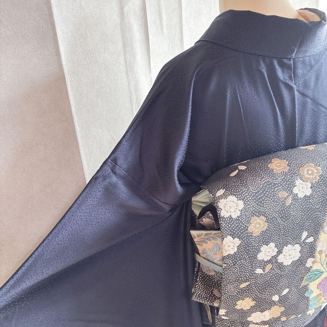 付け下げ　フルセット　着物　トールサイズ　Lサイズ　正絹　訪問着　手刺繍　N3