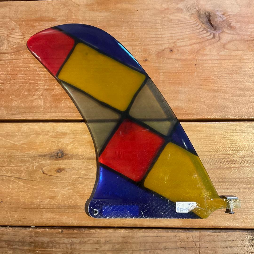 レインボーフィン ピボット　ステンドグラスフィン9.5 ロングボード用フィン