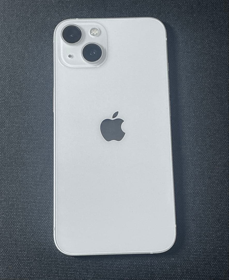 【美品】iphone13 ホワイト　バッテリー100%
