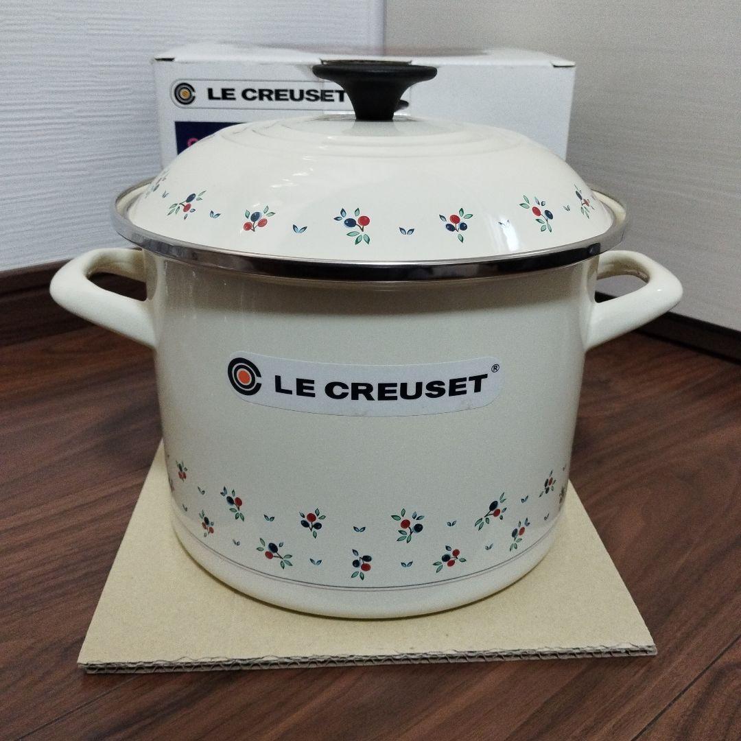 【超希少・未使用】ルクルーゼ　ストックポット　プチフルーツ　※箱付き