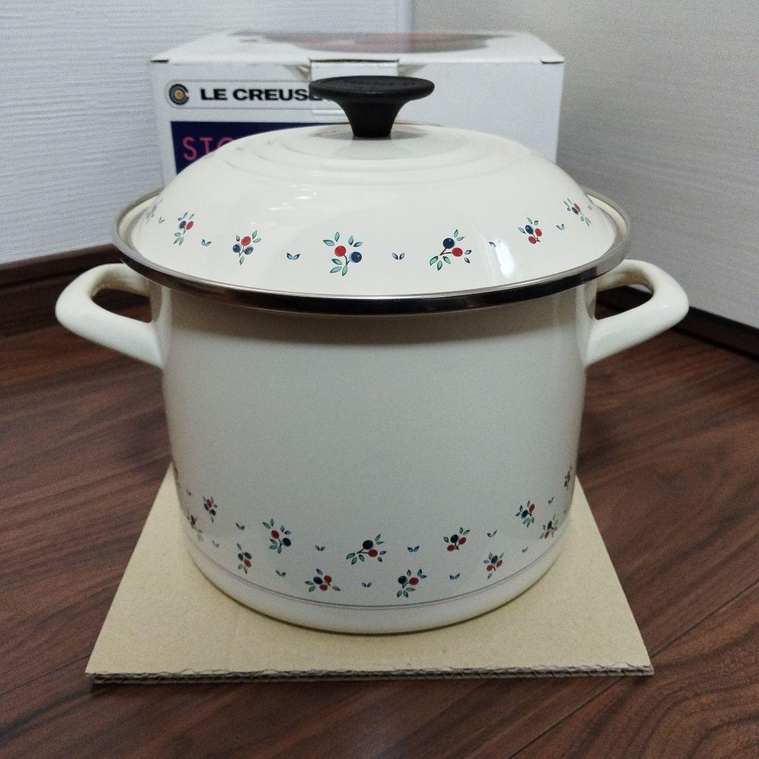 【超希少・未使用】ルクルーゼ　ストックポット　プチフルーツ　※箱付き