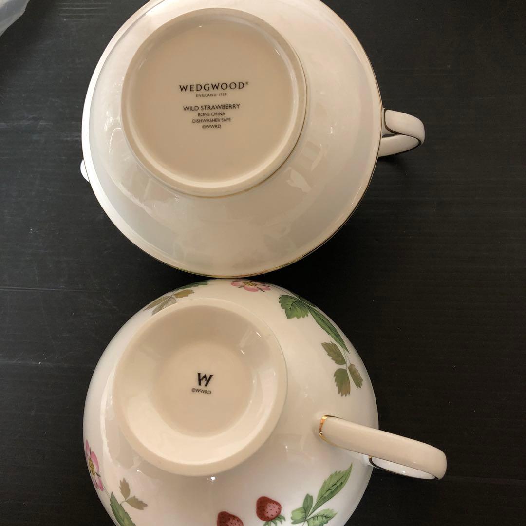 新品未使用❣️ウェッジウッド ワイルドストロベリー アルクレスコ ティーフォーワン