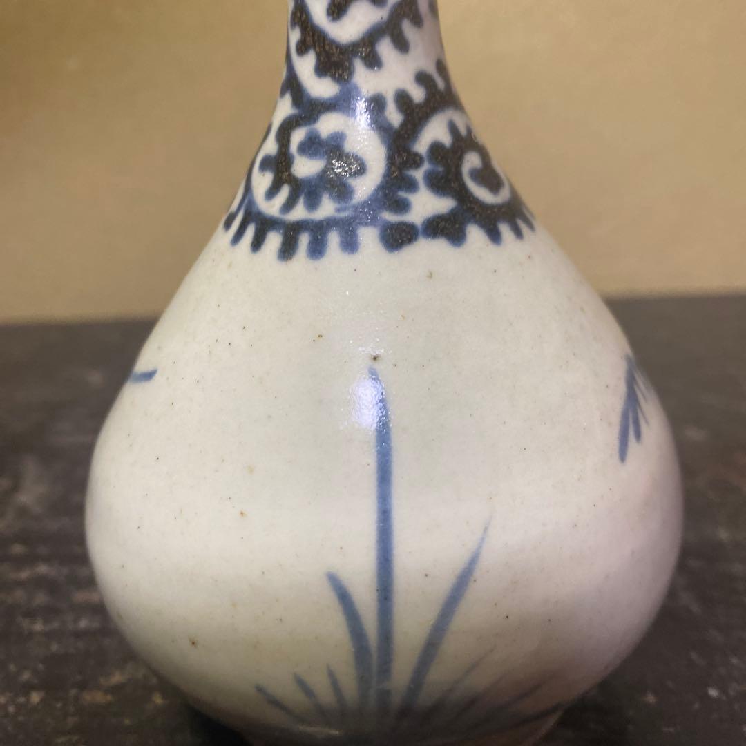 古伊万里たこ唐草徳利