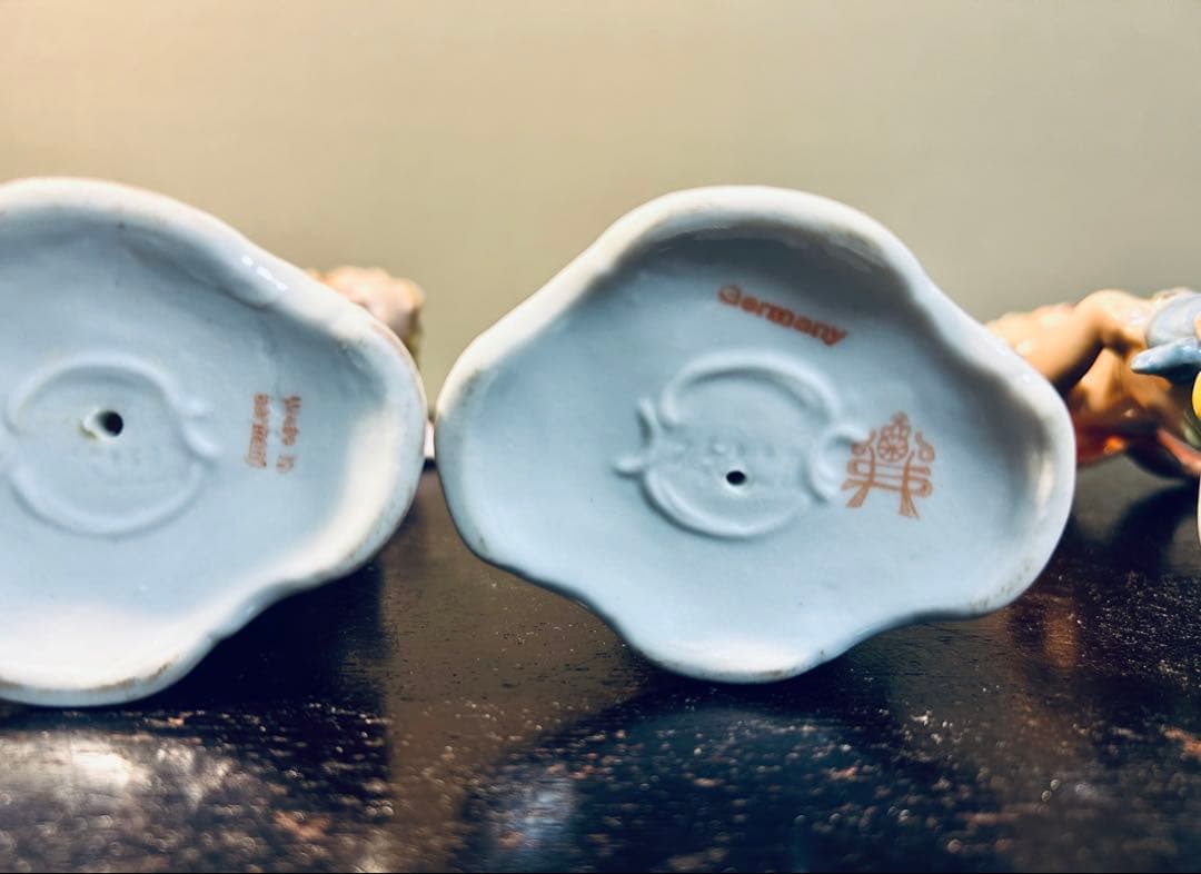 ドイツ　名窯　Bock Wallendorf ヴァレンドルフ　天使　4体セット