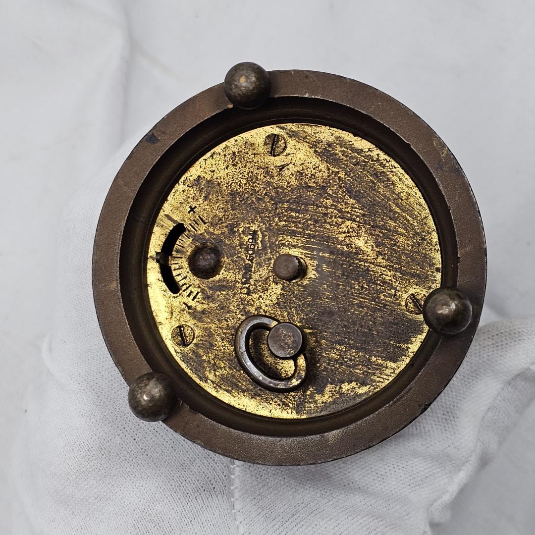 【超希少】戦前 レトロ ゼンマイ式 置時計 象 鳥かご 飾り物 ギミック時計