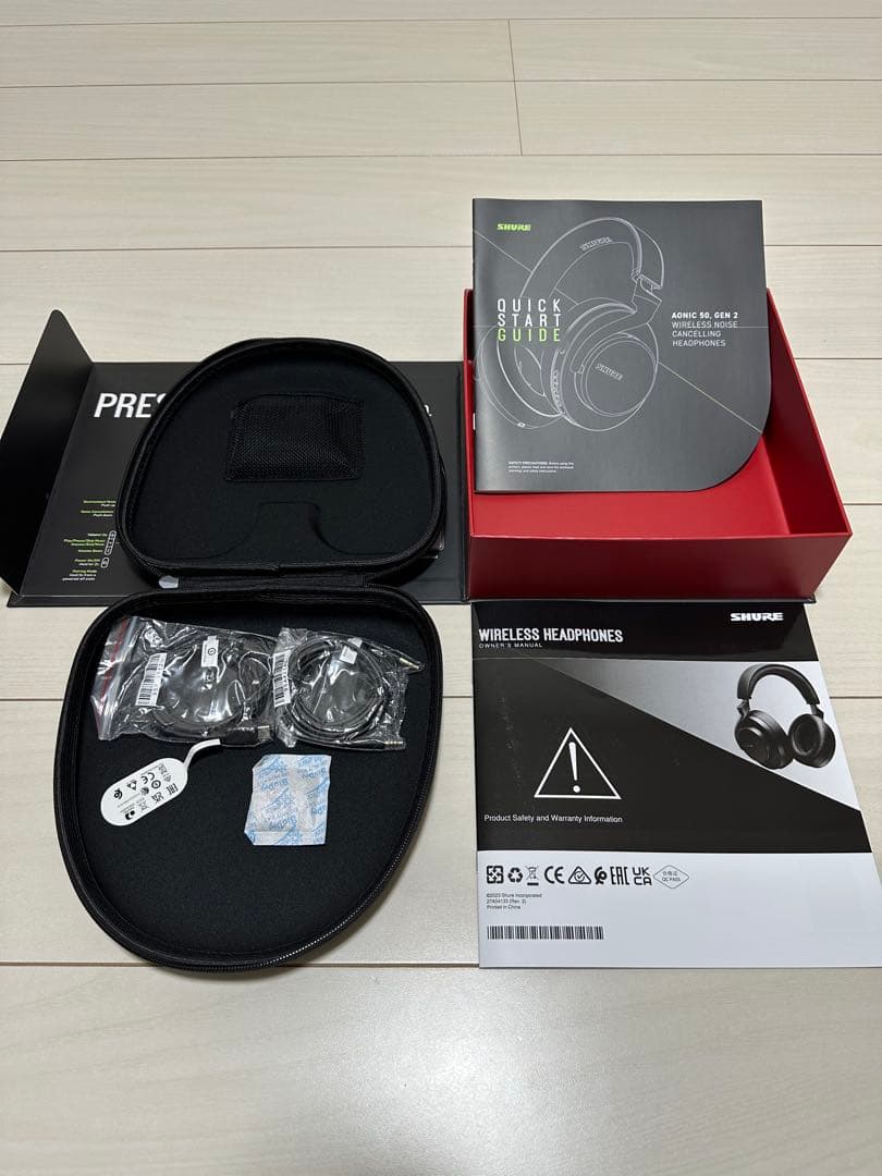 【極美品】SHURE AONIC50 GEN2 ワイヤレスヘッドホン◎ノイキャン