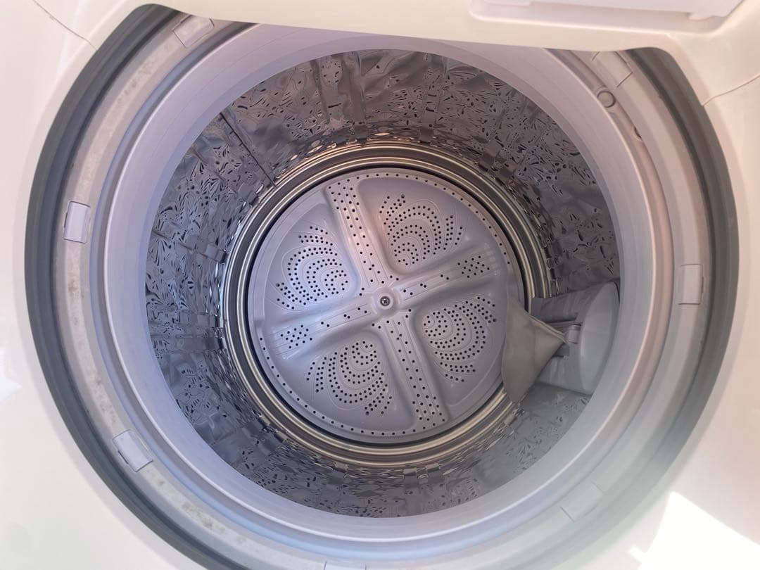 SHARP 乾燥機付き洗濯機　穴なし槽　プラズマクラスターES-PW11E-S