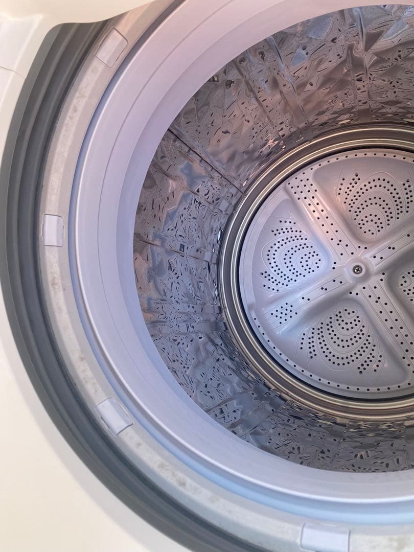 SHARP 乾燥機付き洗濯機　穴なし槽　プラズマクラスターES-PW11E-S