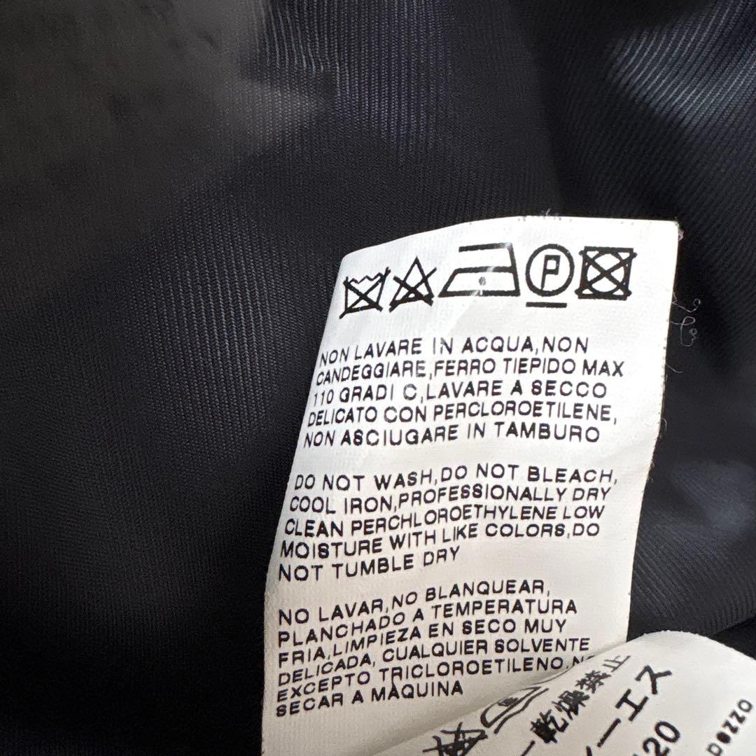 ぽぽ美品　MaxMara ブラック ピーコートM イタリア製