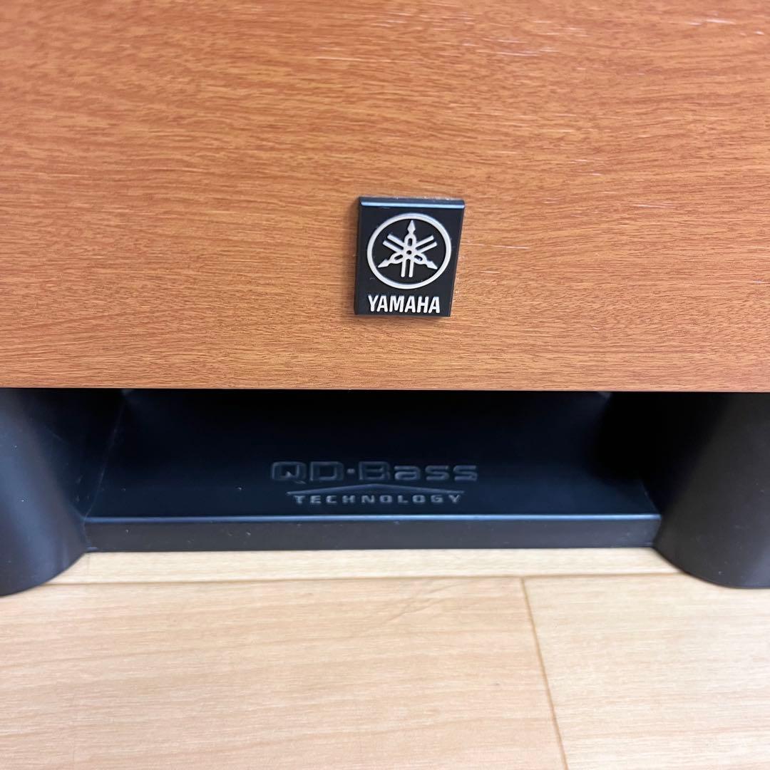 【美品】YAMAHA YST-SW215サブウーファー 木目 キューブ型　希少！
