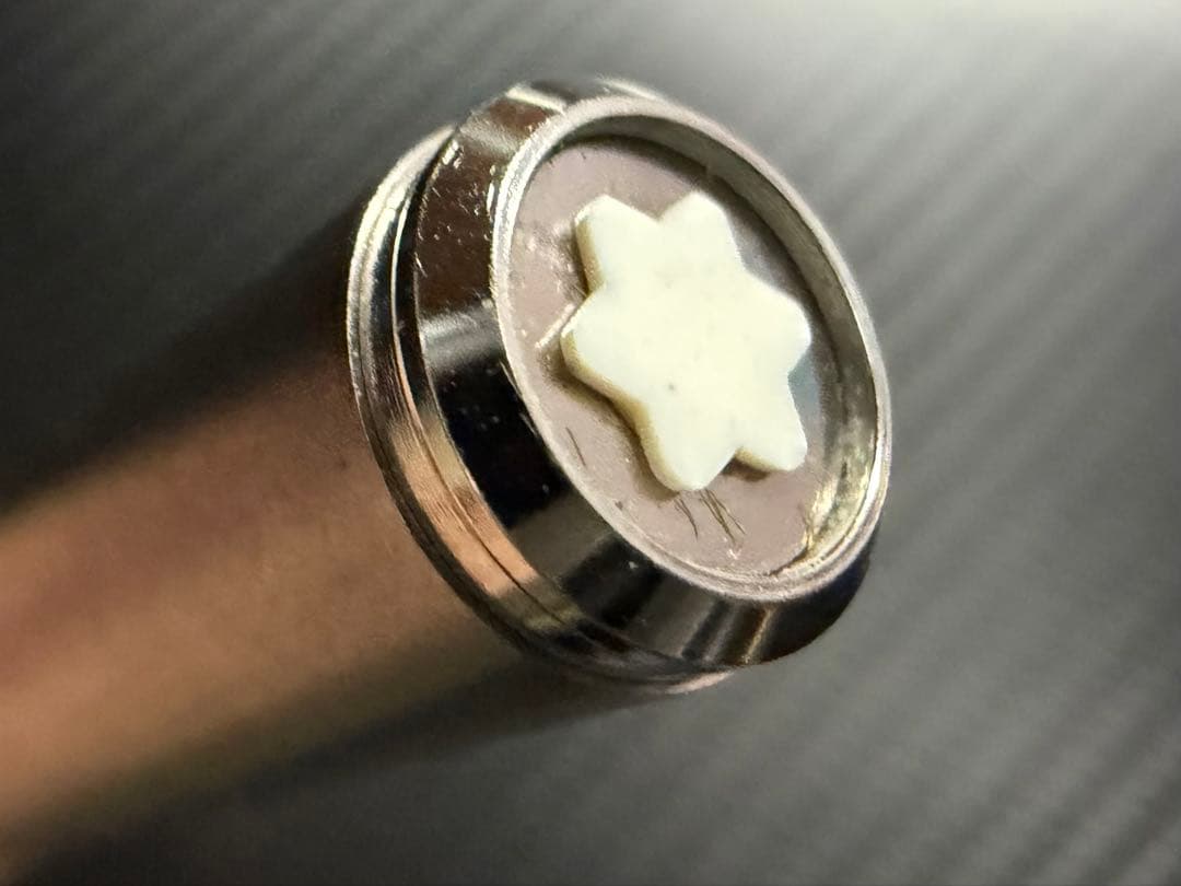 未使用に近い モンブラン ノブレス ステンレス エボナイト芯 EF 極細 万年筆