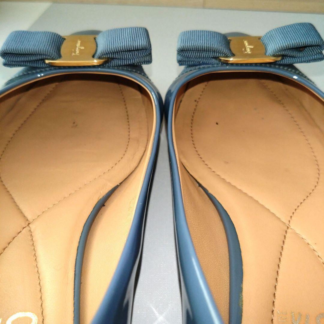 サルヴァトーレフェラガモ　パンプス　リボン　8 1/2 C