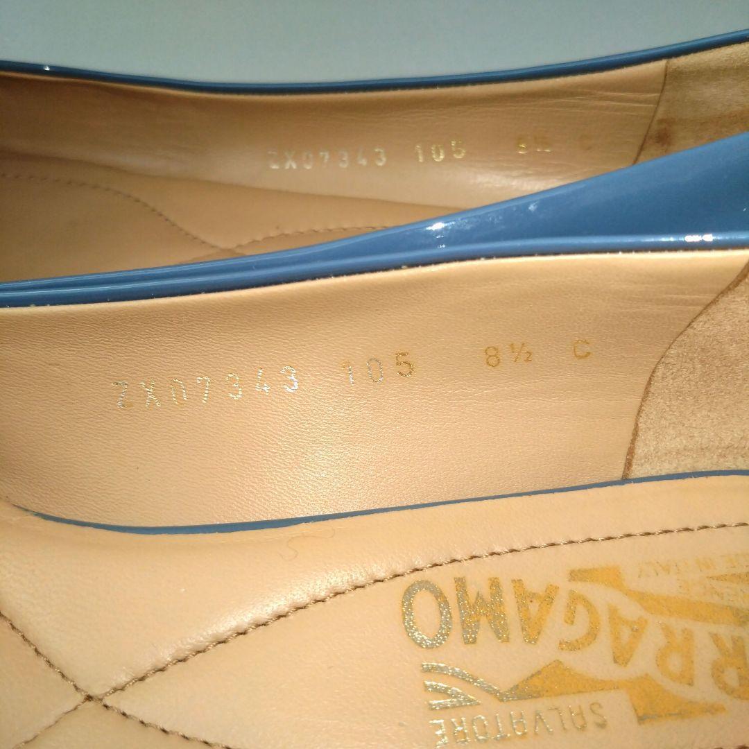 サルヴァトーレフェラガモ　パンプス　リボン　8 1/2 C