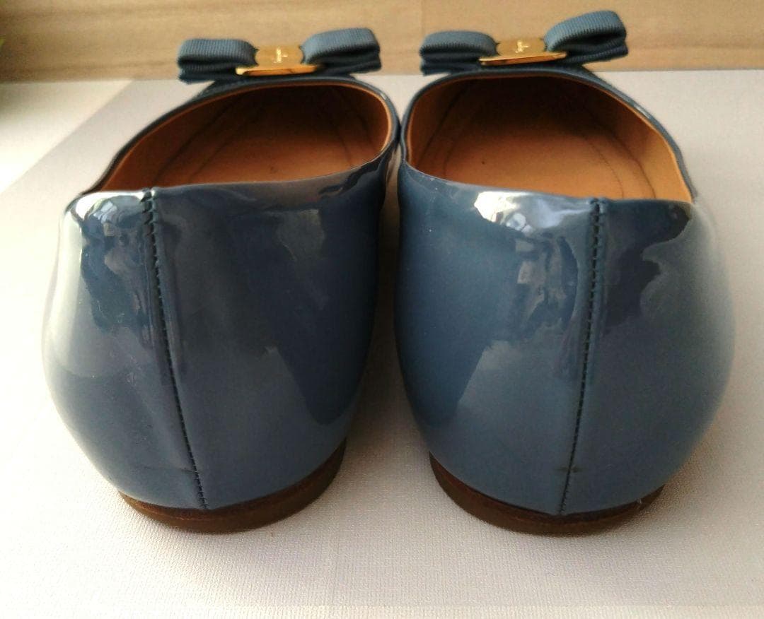 サルヴァトーレフェラガモ　パンプス　リボン　8 1/2 C