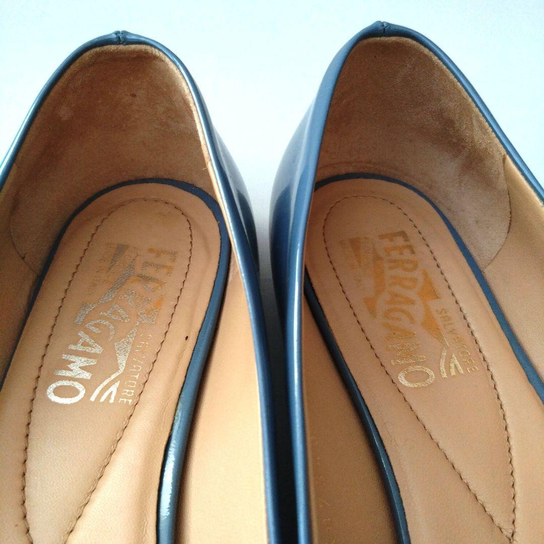 サルヴァトーレフェラガモ　パンプス　リボン　8 1/2 C