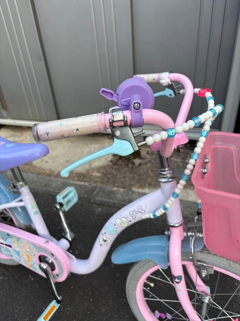 【神奈川県横浜市戸塚区】ディズニー プリンセス 自転車 女の子 子供用