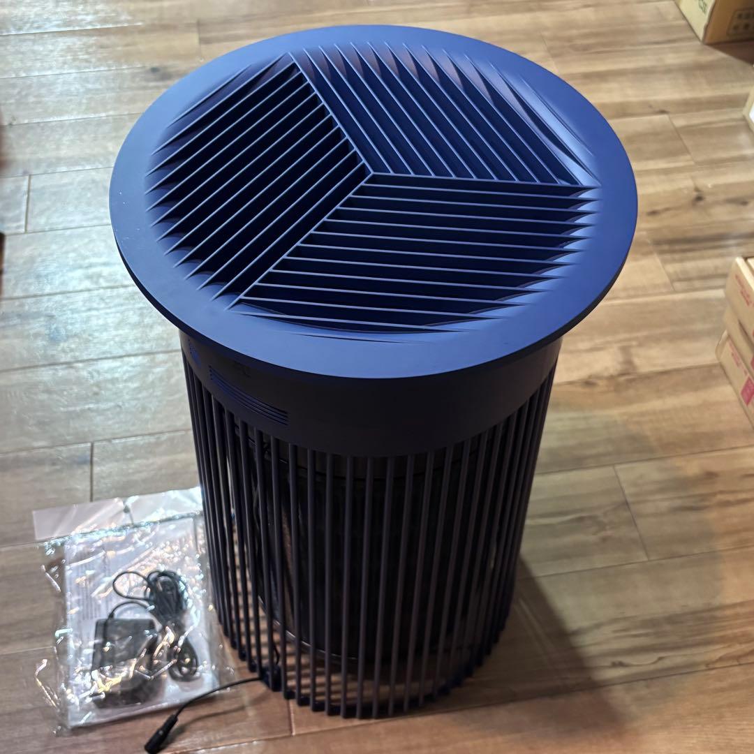 美品 ±0プラスマイナスゼロ 空気清浄機 ネイビー ブルー XQH-C030
