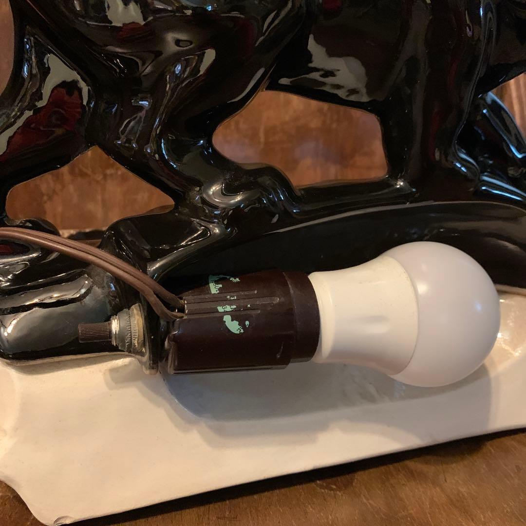 ミッドセンチュリー　50,s　パンサーランプ　ヴィンテージ