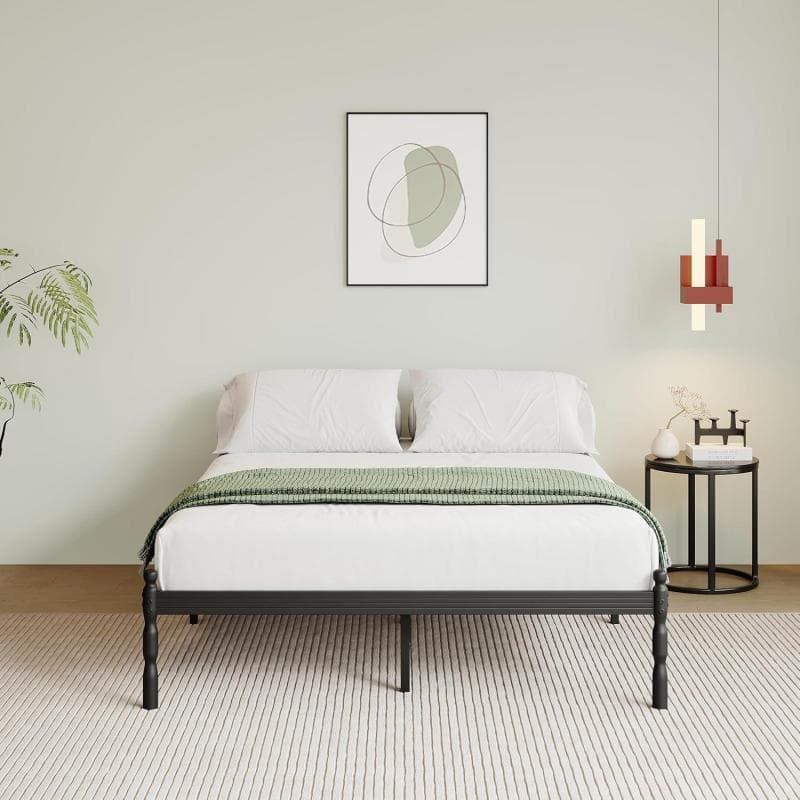 【未開封新品】竹製ベッドフレーム×スチールすのこ ダブタイプ