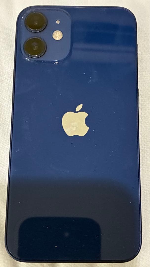 Apple iPhone 12 mini 青色 本体 + ケース