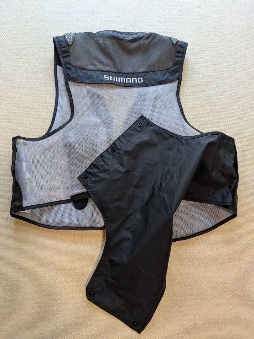 鮎ベスト　SHIMANO 2way ショートベスト　VE-022T