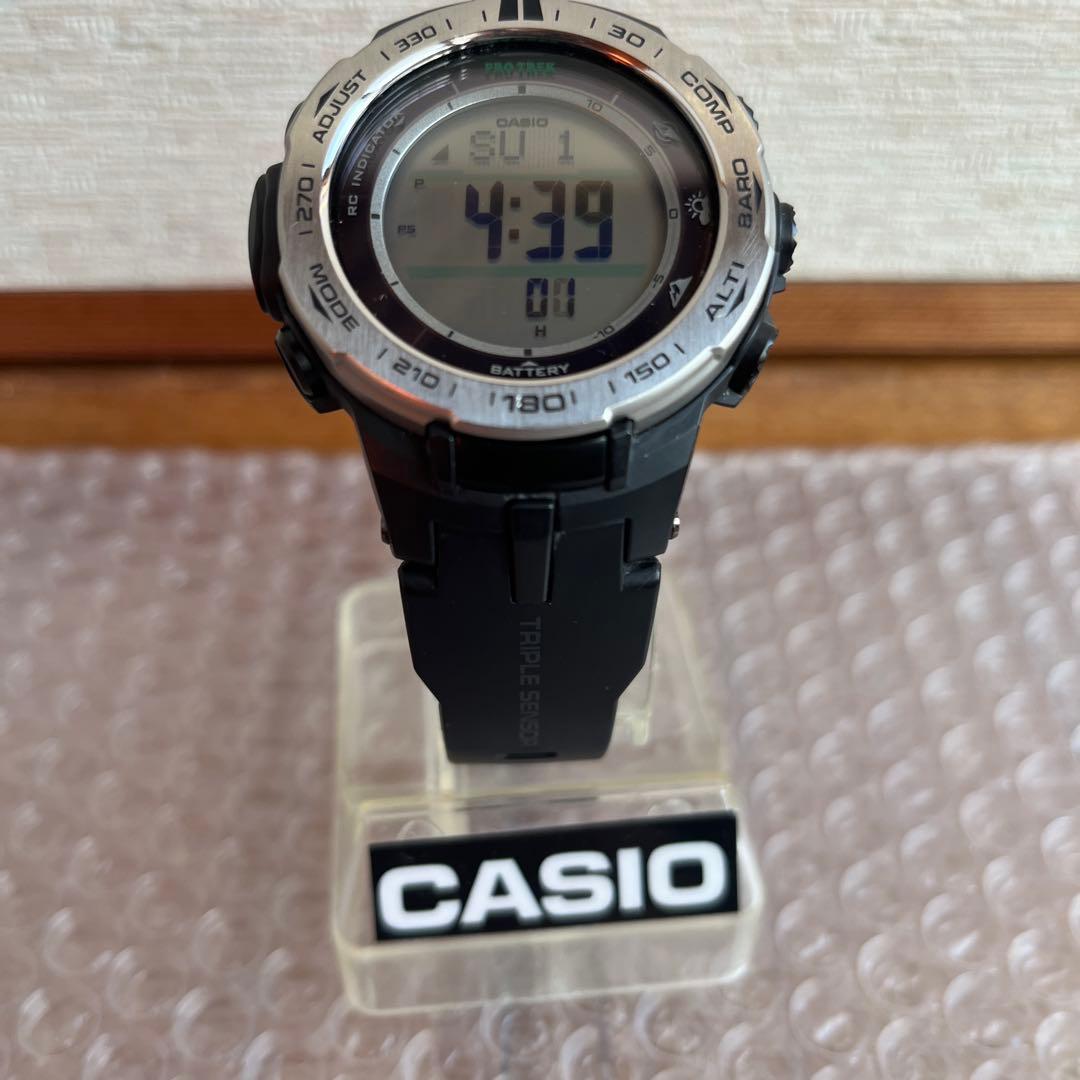 PROTREK PRW-3100 腕時計 電波ソーラー　トリプルセンサー