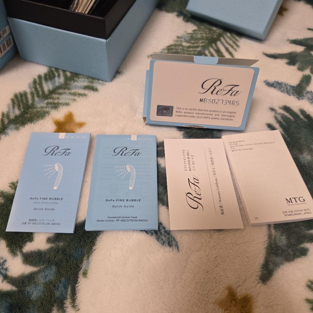 ReFa ファインバブル　シャワーヘッド【シリアルナンバーカード付き】