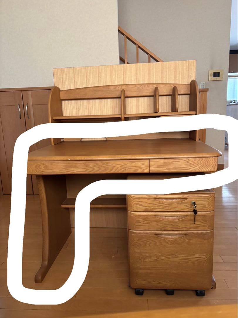 カリモク学習机　セット販売①