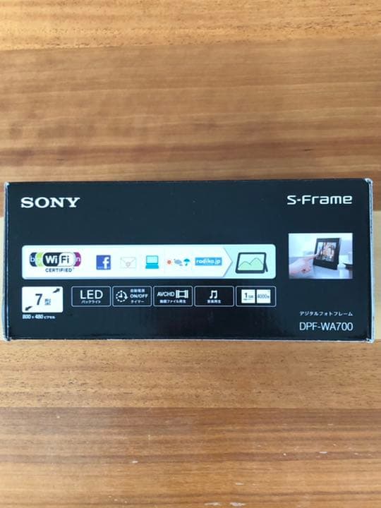 新品未使用　デジタルフォトフレーム　SONY DPF-WA700(w)