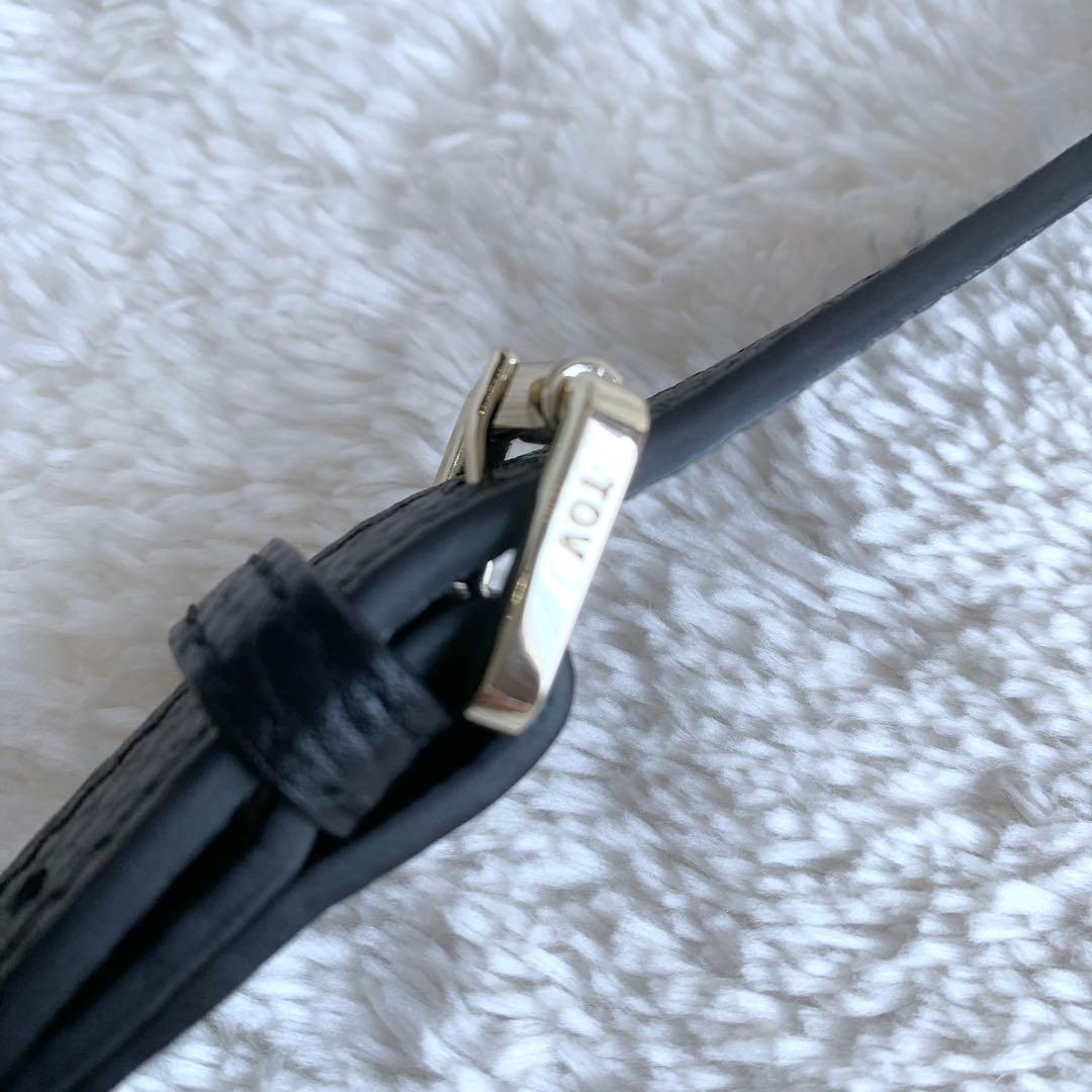 【ayaa】ほぼ未使用♪TOV トーヴ MIMI Mサイズブラックシボ革