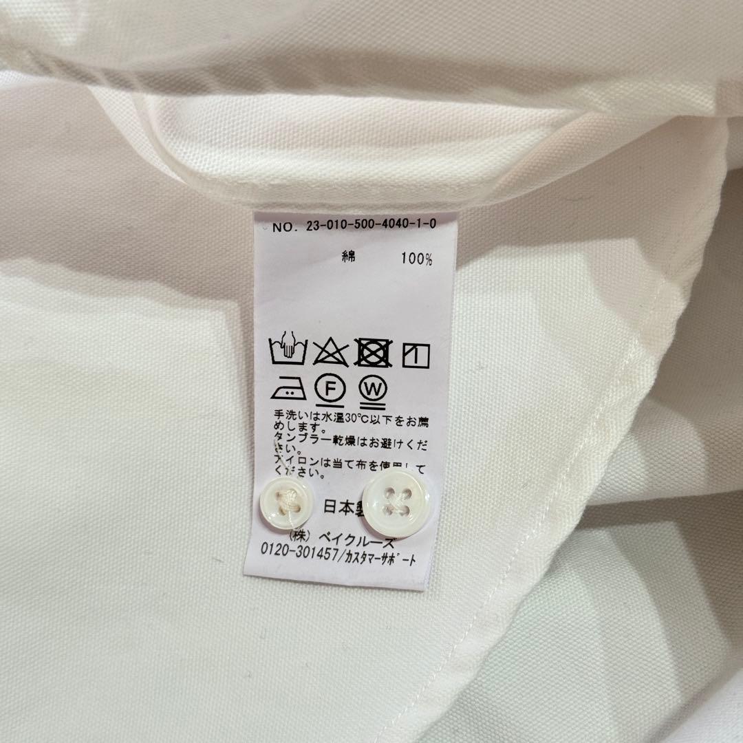 23AW MUSE OXFORD BD シャツ ジャケット ホワイト