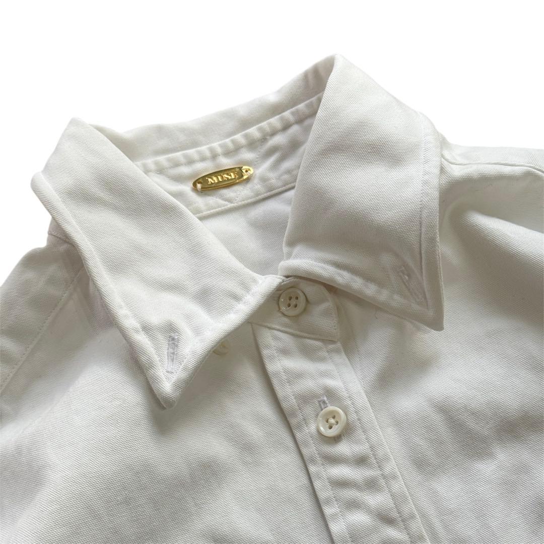 23AW MUSE OXFORD BD シャツ ジャケット ホワイト