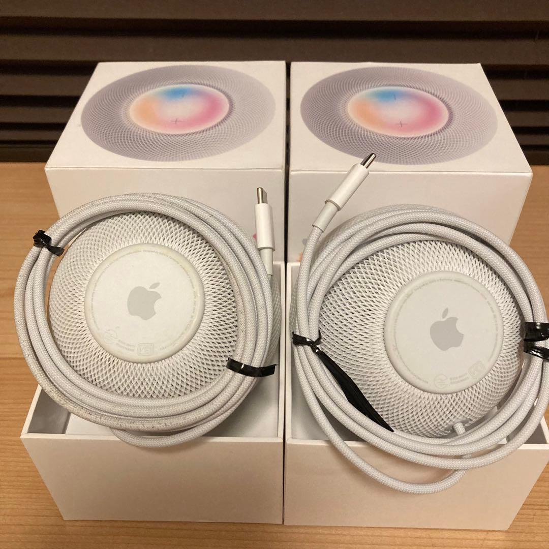 Apple Pod mini MY5H2J/A ホワイト 2個セット