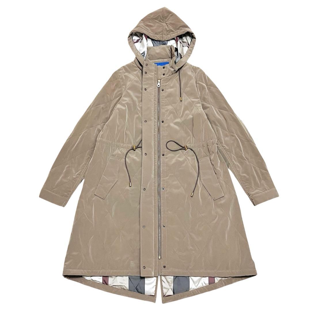 美品✨　ブルーレーベルクレストブリッジ ソフトデシンキルトコート　モッズコート