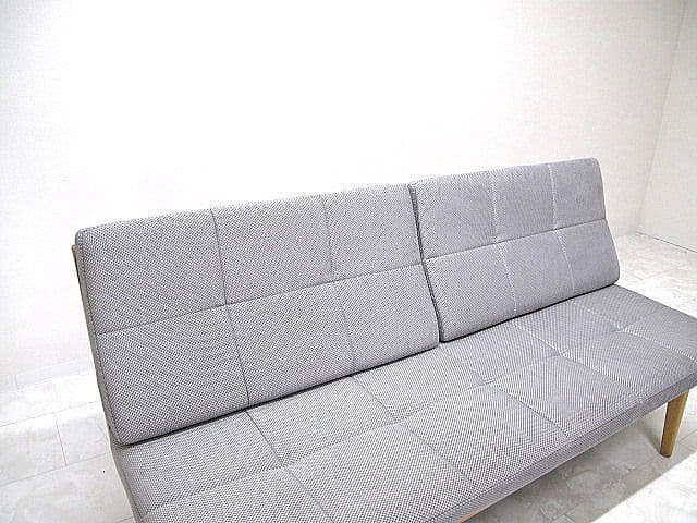 カリモク CW6013 オーク材3人掛け椅子ロング 　3人掛けソファ 約28万