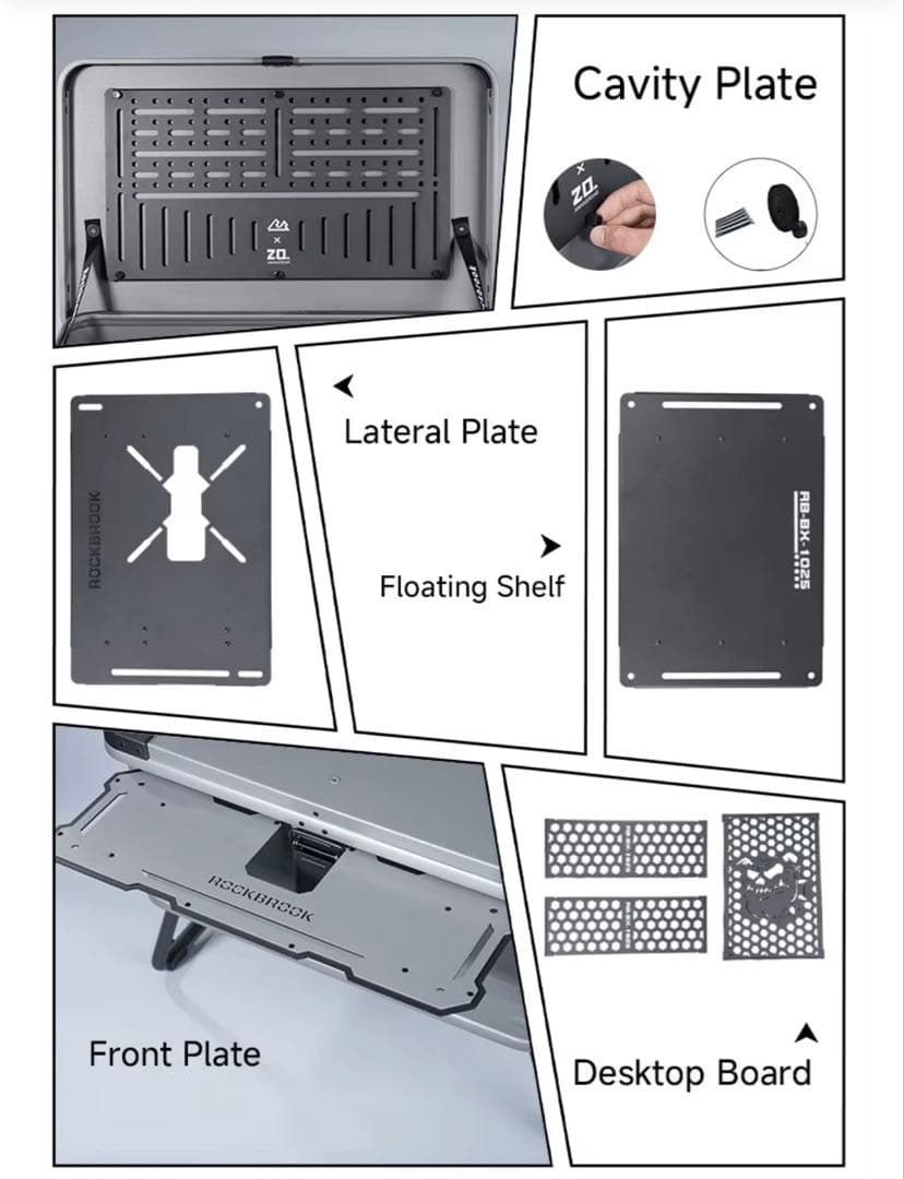 アルミコンテナ 50L グレー 限定カラー キャンプ アウトドア 新品