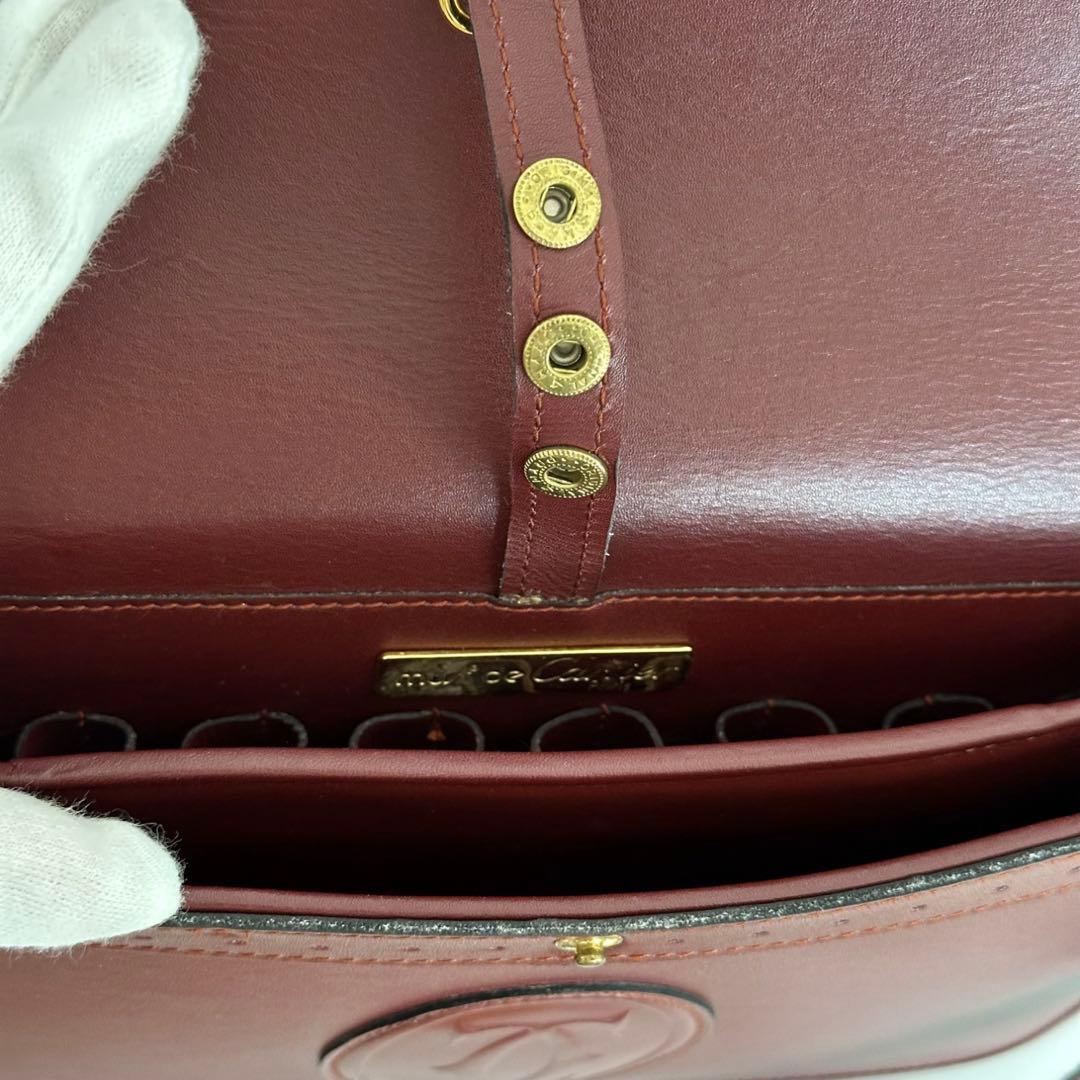 Cartier カルティエ ショルダーバッグ レザー マスト【1/25まで出品】
