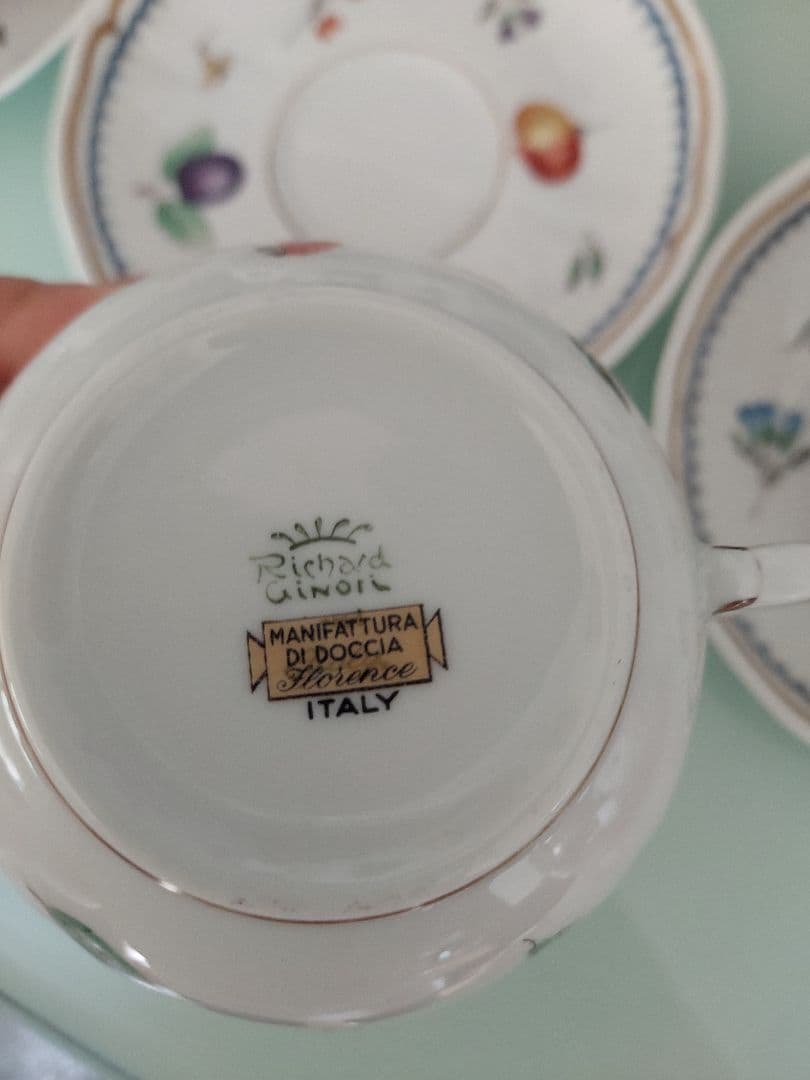 リチャードジノリ イタリアンフルーツ 6客セット