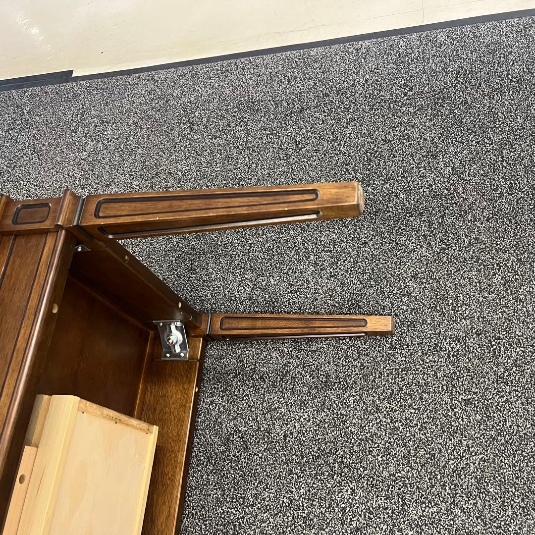 ①マルニ木工　地中海ロイヤル　引き出し付きサイドテーブル