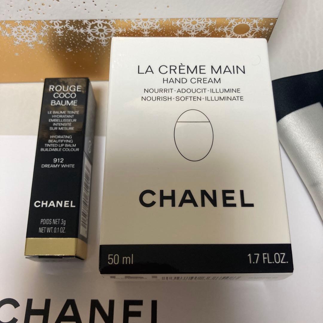 CHANEL ハンドクリームとリップのセット。 ギフトボックスなどおまけ付き